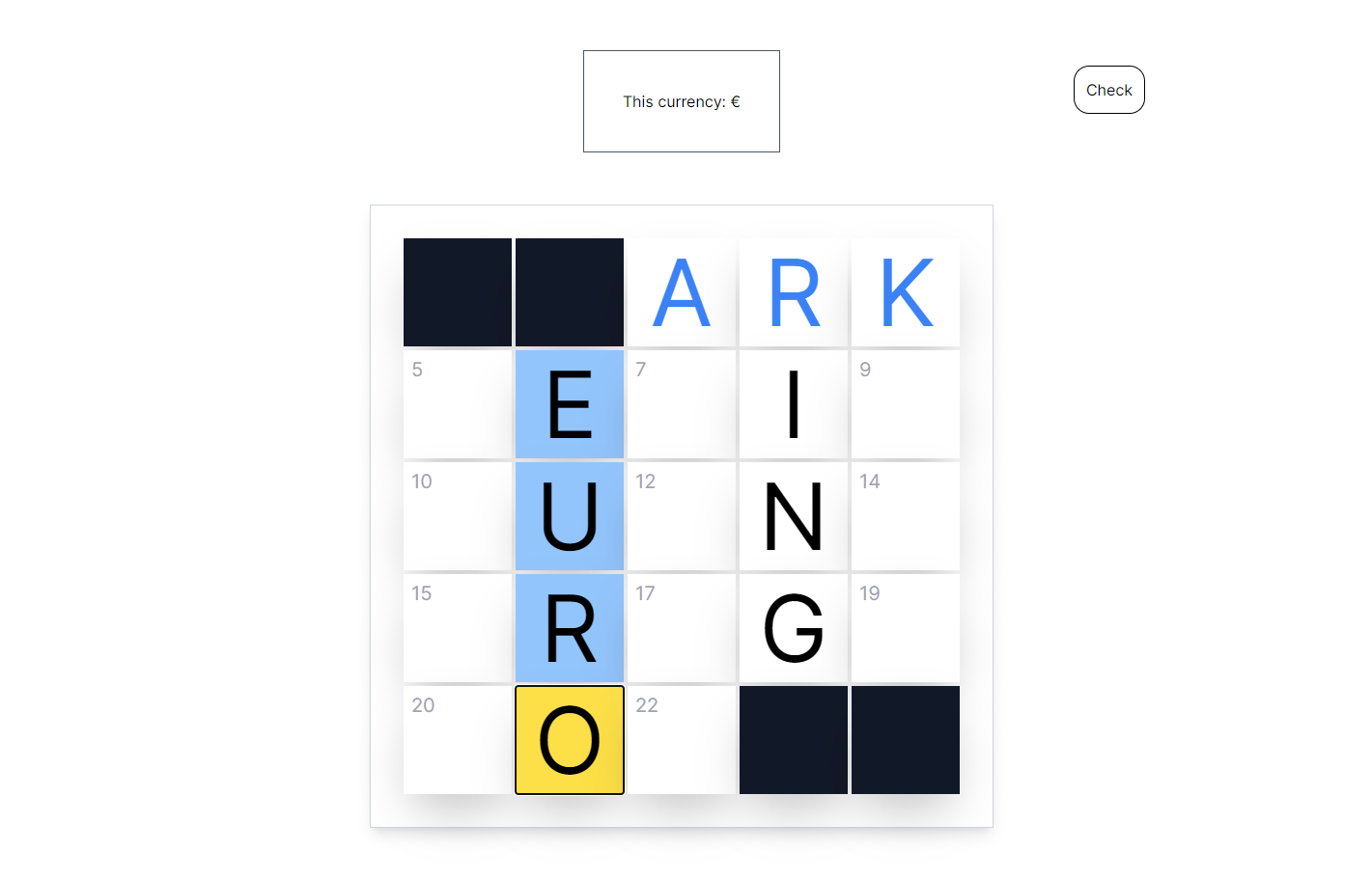 Mini CrossWord - Introducing a captivating wordplay experience crafted with ReactJS - Mini Crossword Game! Dive into ...